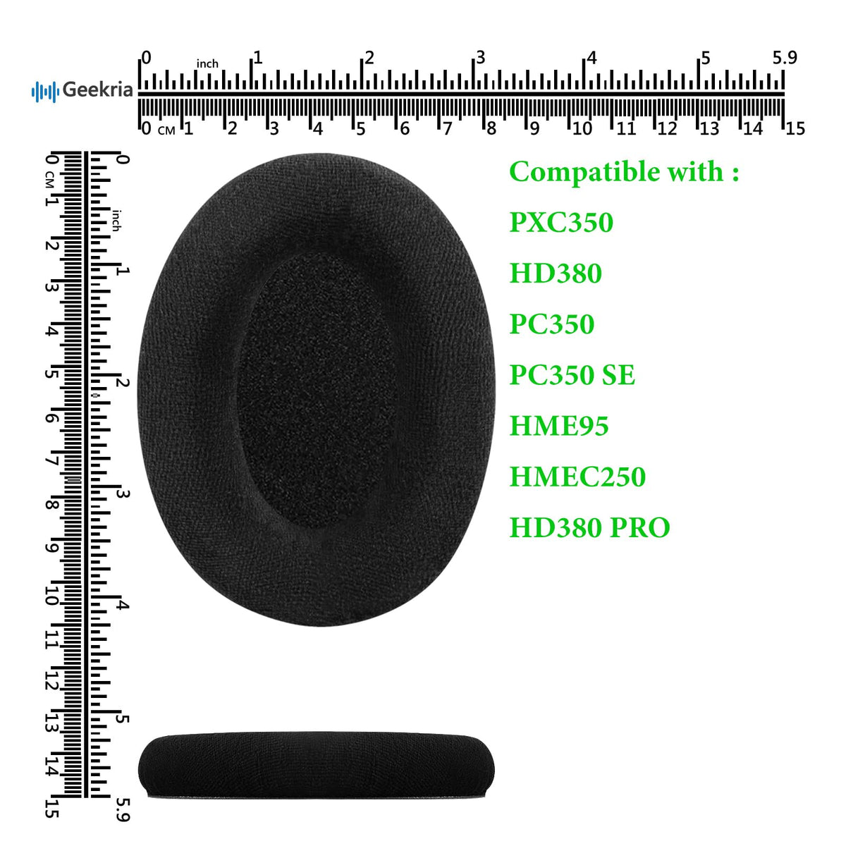 Geekria replacement pack provides two earpads for quick headset refresh.