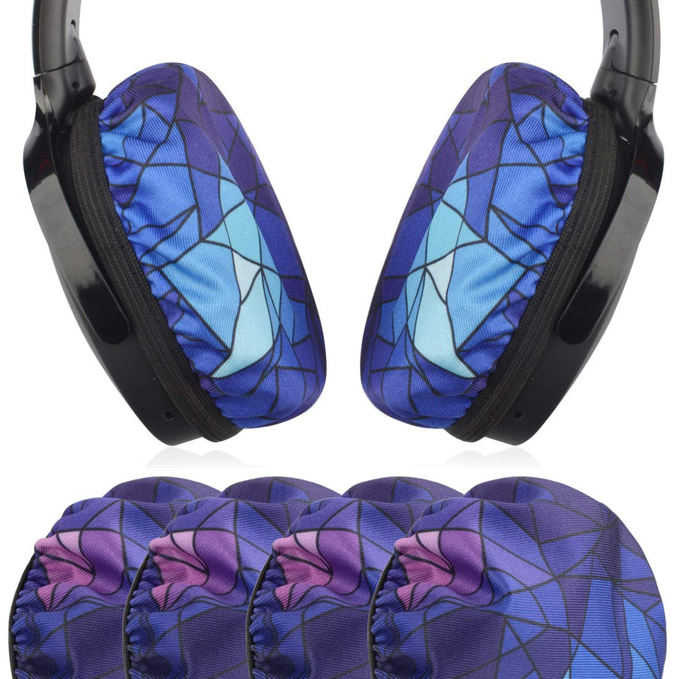 Geeks: geekria flex fabric ear covers, diamond size M, protects headphones on the go.