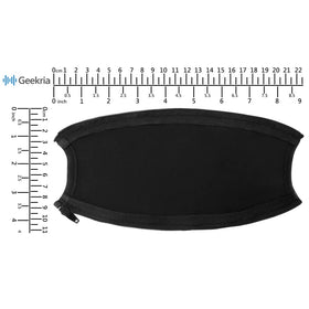 Geekria Easy installation focus demonstrates tool-free fit over existing headband.