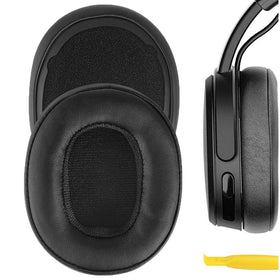 GEEKRIA front view of replacement ear pads showing clean new look and renewed comfort