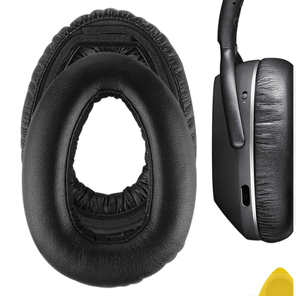 GEEKRIA front view of replacement ear pads showing fit and finish for quick upgrade