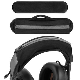 GEEKRIA headband cover front view adds comfort and style.