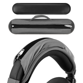 GEEKRIA grey headband cover adds a refreshed look and soft touch for compatible headphones