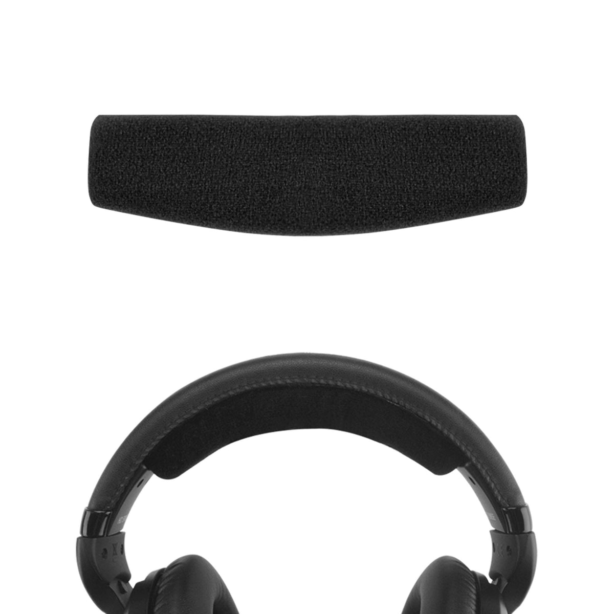 GEEKRIA headband front view showing clean replacement and improved comfort