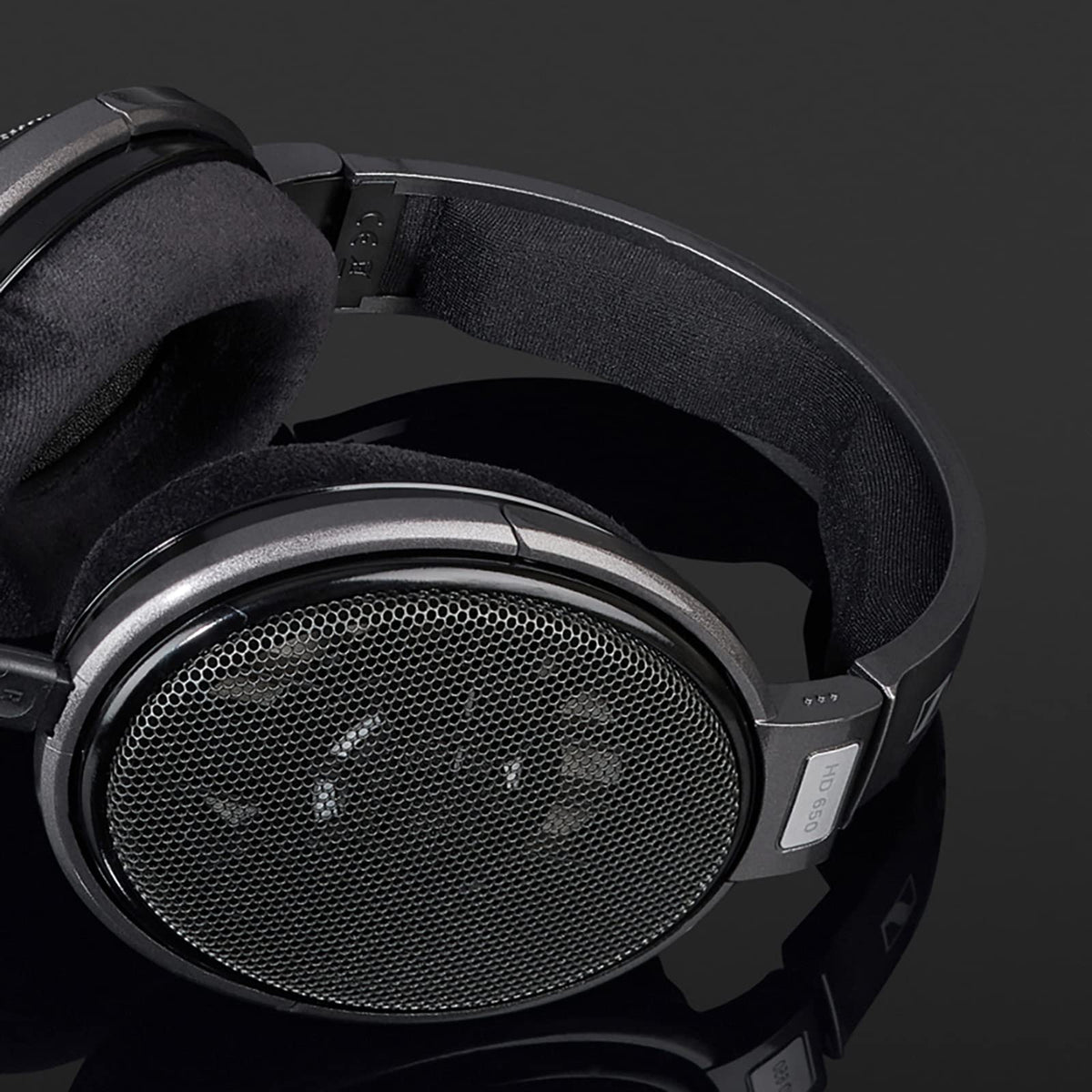 GEEKRIA headband pad on headphones in listening setup showing restored appearance