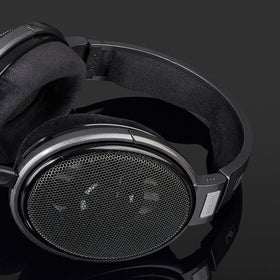 GEEKRIA headband pad on headphones in listening setup showing restored appearance