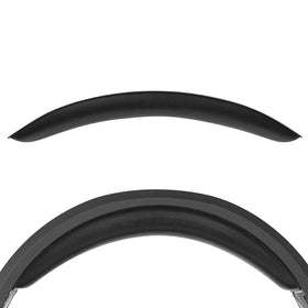 GEEKRIA front view of black headband pad showing clean replacement fit and restored appearance