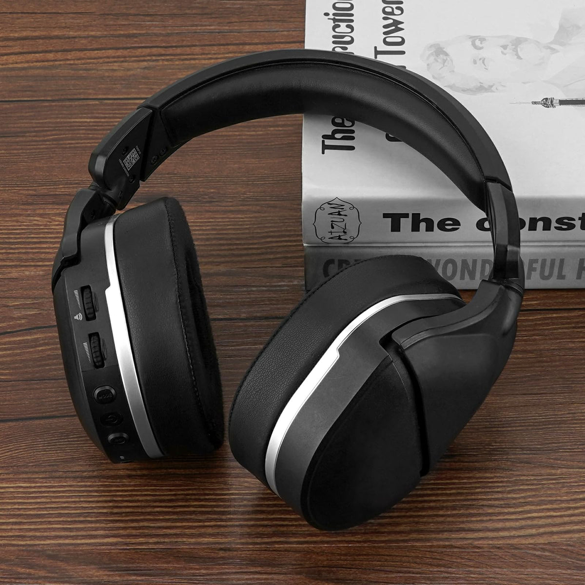 GEEKRIA headband pad installed on gamer headset illustrating renewed comfort during long sessions