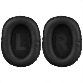GEEKRIA ear pads installed on headset during gaming showing improved comfort