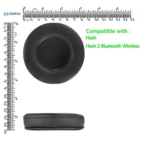 GEEKRIA lifestyle image with headphones demonstrating renewed comfort during use