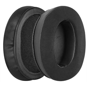 Geekria memory foam and cooling gel earpads close-up for HyperX headsets