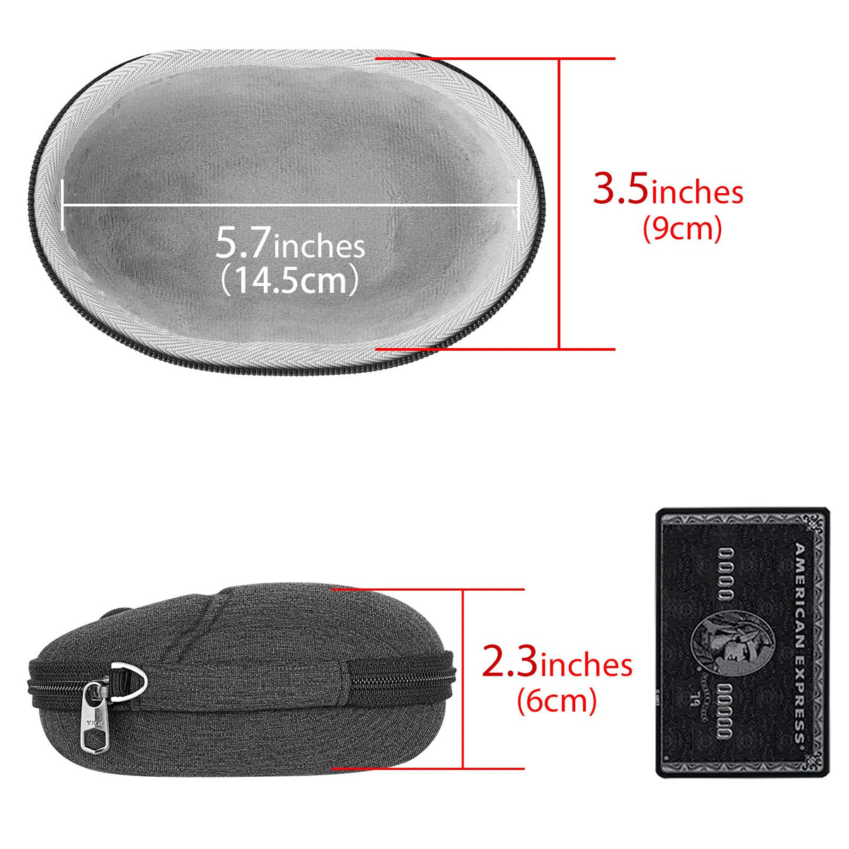 Geekria ultra-hard shell cushions against drops and impacts during transport.