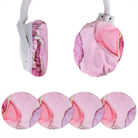 Geekria NOVA 2 stretchable ear covers fitting snugly on earcups