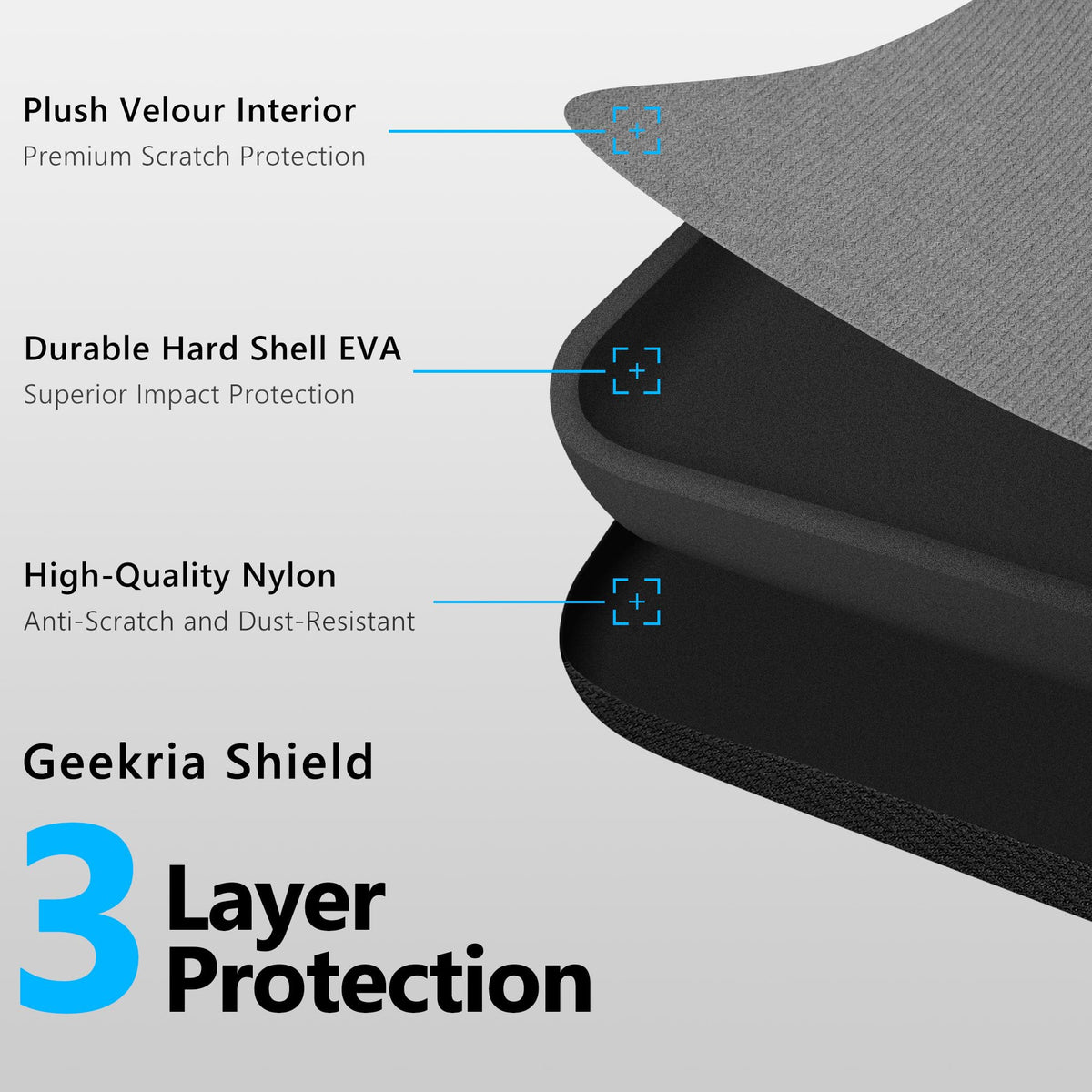 Geekria NOVA case dimensions inside for JBL Tune compatibility