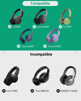 GEEKRIA NOVA label and compatibility list showing supported JBL Tune models