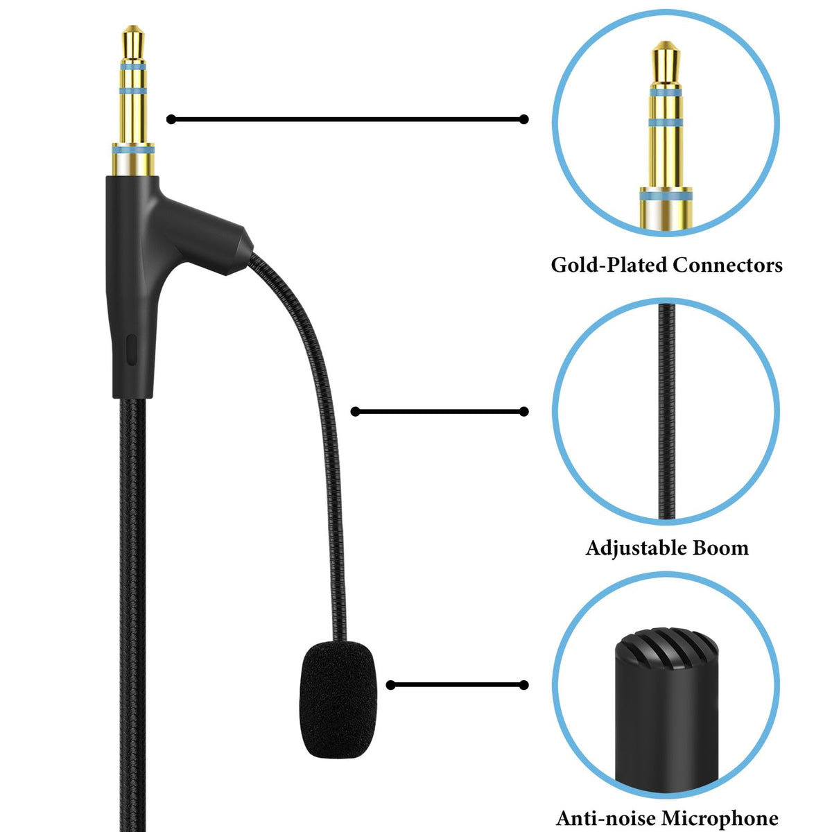 GEEKRIA nylon-braided aux cable offers durable connection for everyday listening