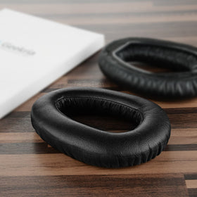 GEEKRIA ear pad next to ruler showing dimensions for confident compatibility check