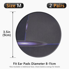 Geekria SGS-certified ear covers ensure safe, durable headset protection.