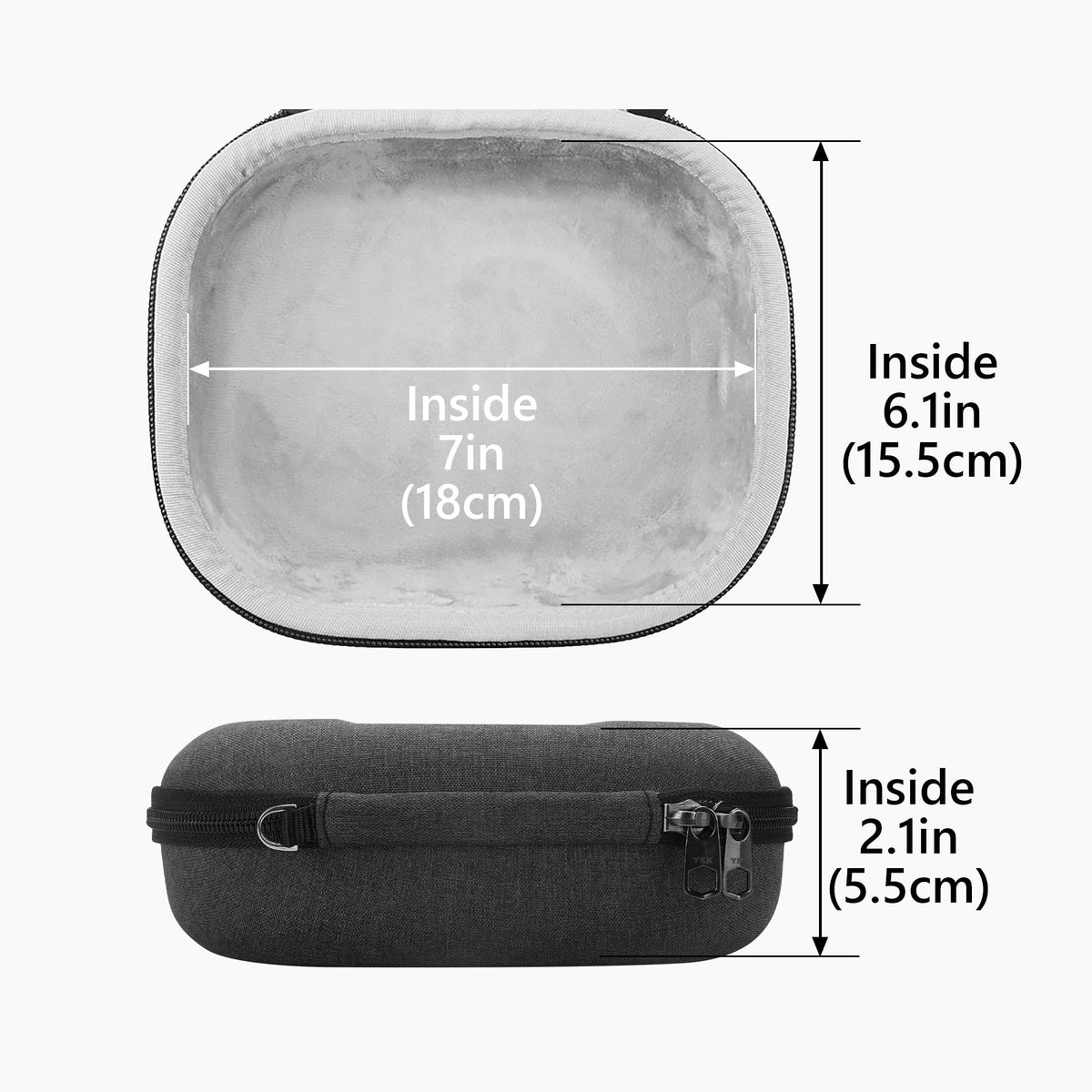 GEEKRIA Shield case for Bose QC-35 II Gaming keeps accessories organized