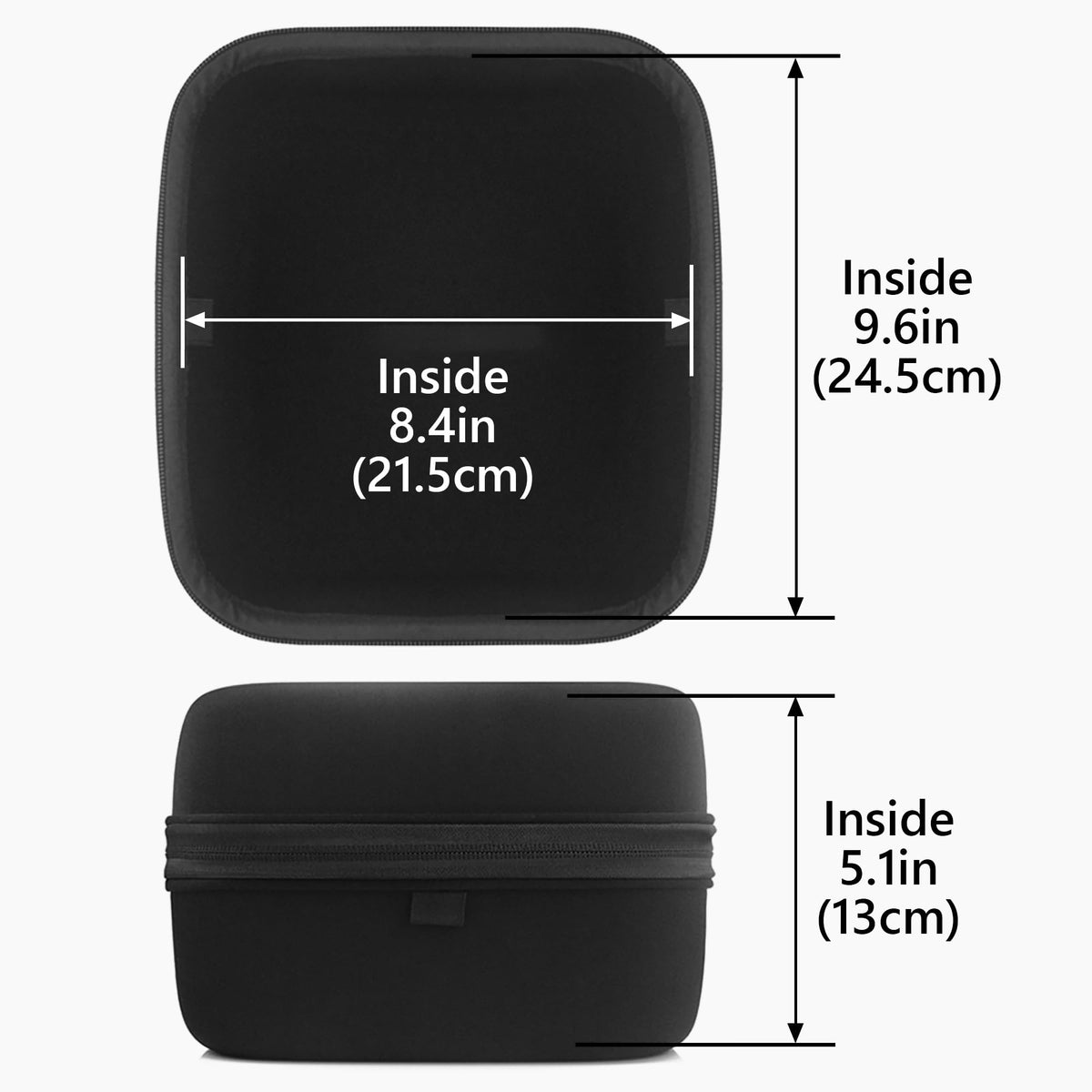 GEEKRIA Shield Case cable pocket keeps chargers organized on the go.