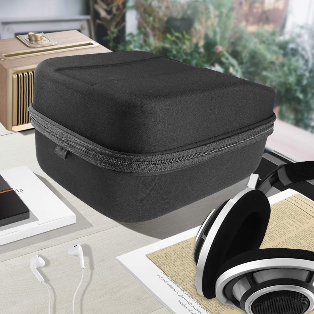 GEEKRIA Shield Case travel-ready protection for oversized headphones.