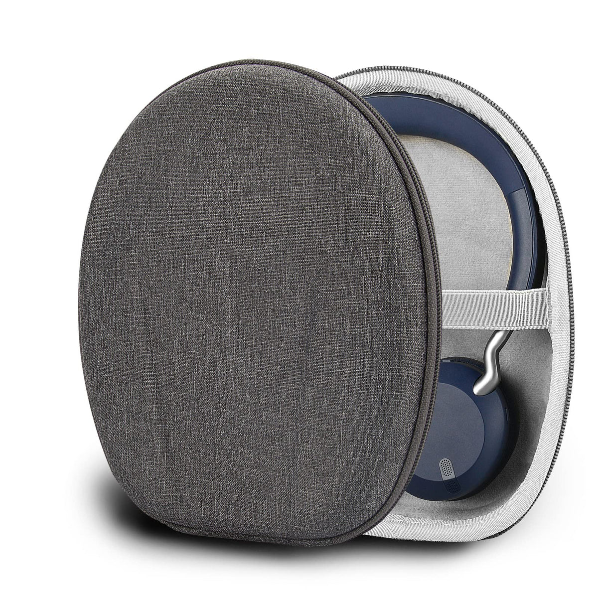 GEEKRIA shield front view dark grey showing protective shell and professional look