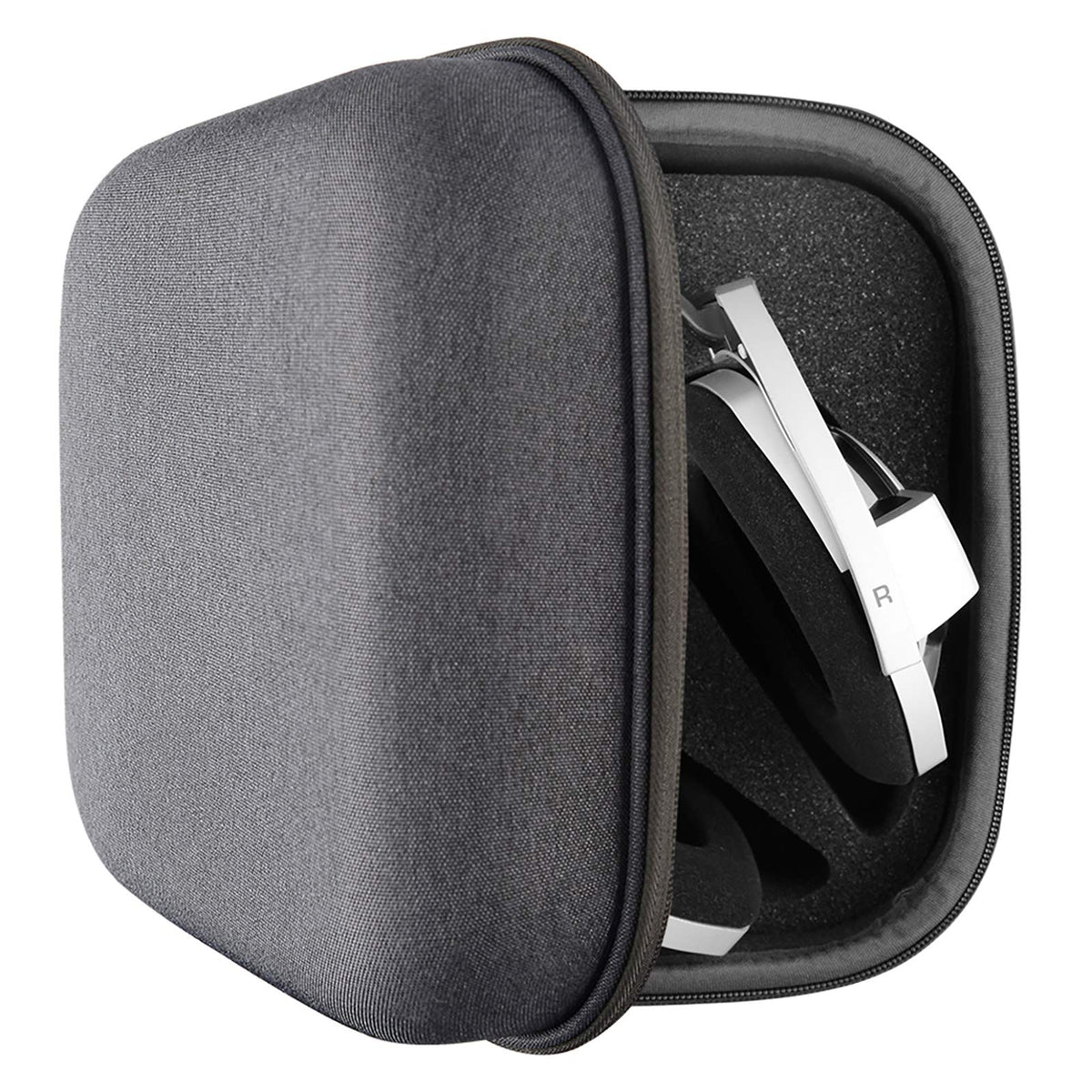 Geekria Shield case exterior in dark grey showing rugged travel protection