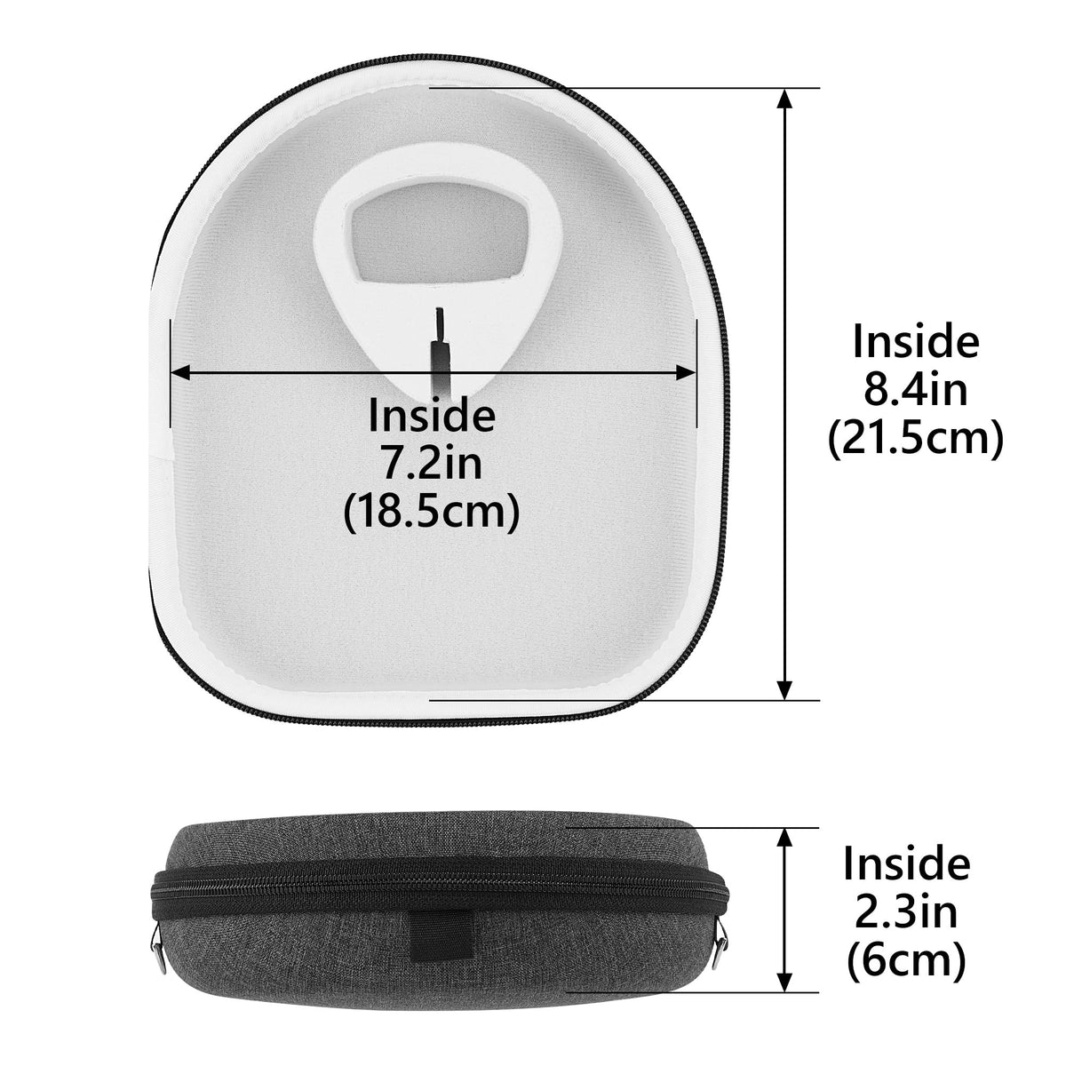 Geekria Shield hard-shell closeup shows durable exterior protection