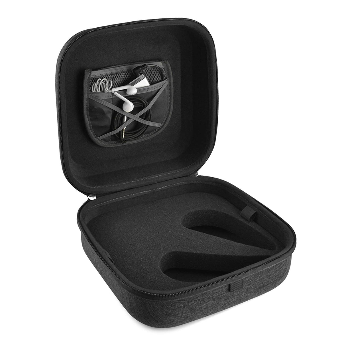 Geekria Shield interior with mesh pocket for cables and adapters
