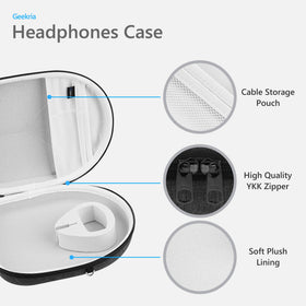 Geekria Shield interior mesh-pocket keeps cables and accessories organized