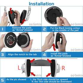 Geekria Two Ear Pads Pack offers a ready replacement option.