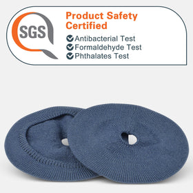 Geekria two-pairs blue earpad covers packaging ready for headset protection