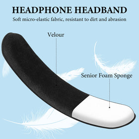 Geekria velour pad detail highlights comfortable, breathable material for long sessions.
