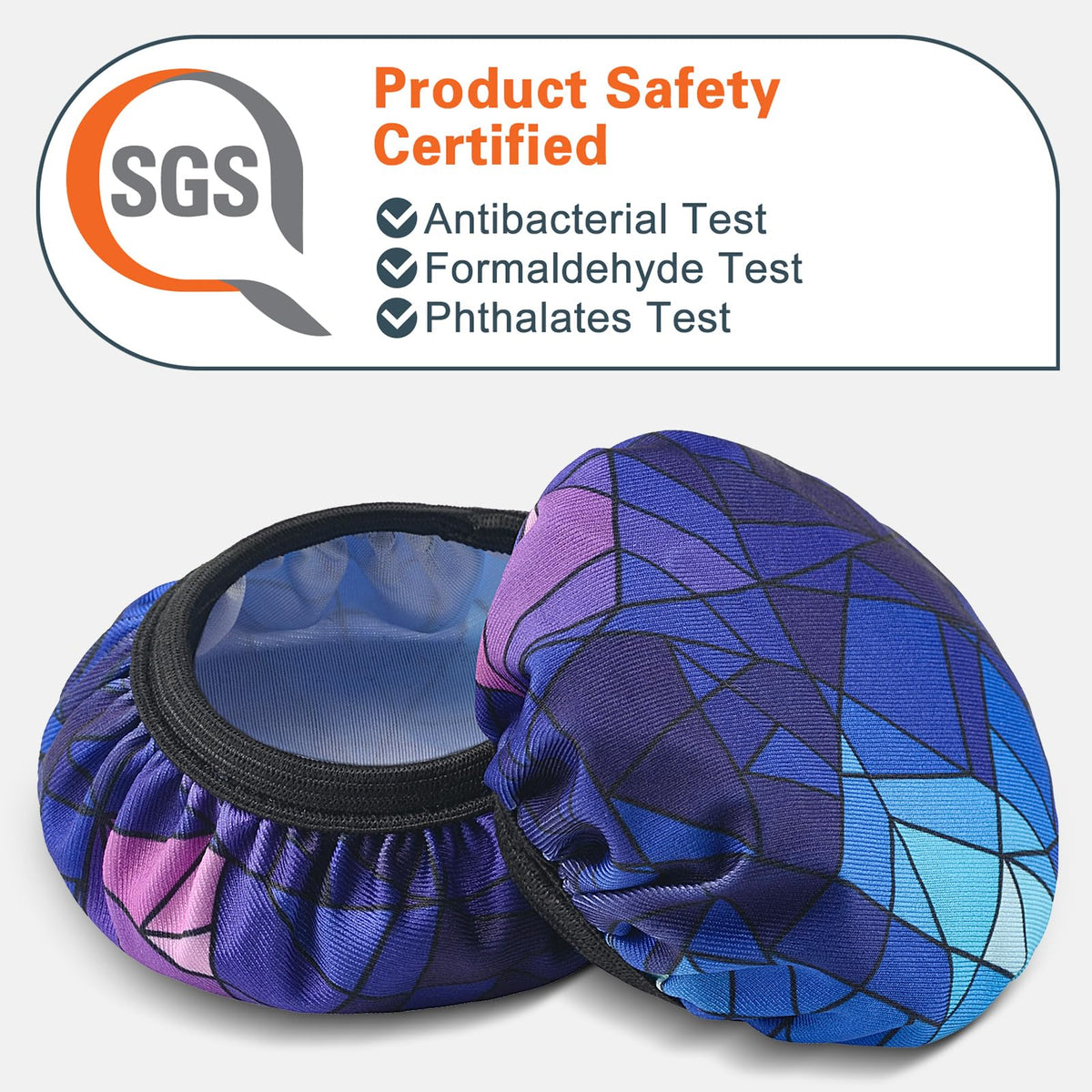 Geekria washable ear pads, diamond size M, easy cleaning between gaming sessions.