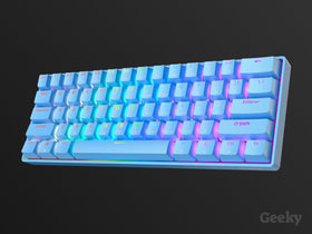 Geeky GK61 ANSI US layout supports Windows and Mac environments.