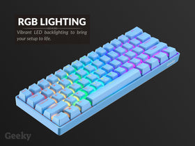 Geeky GK61 SE keypuller included for easy keycap changes