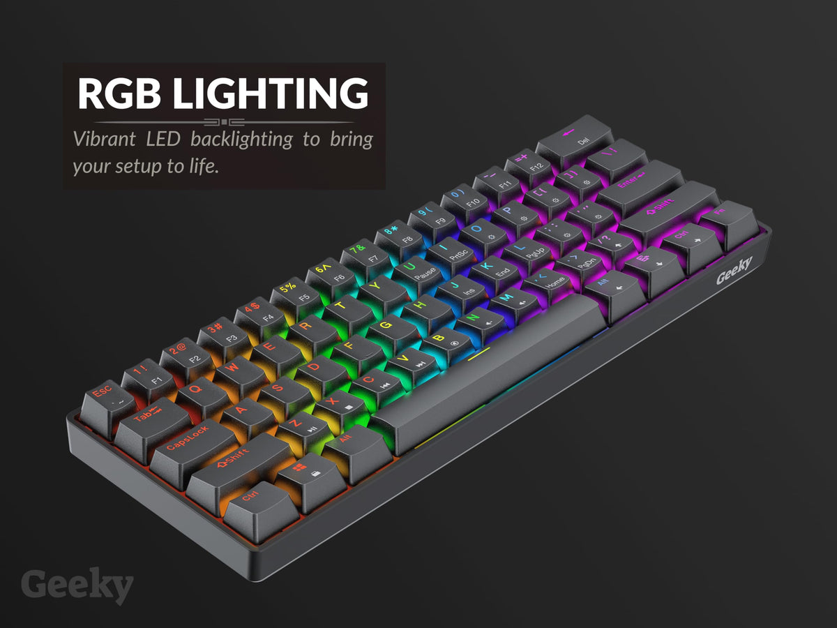 Geeks GK61 SE includes a keypuller for easy on the go keycap changes