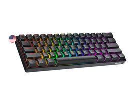 Geeky GK61 SE keyboard with RGB backlit keys for immersive gaming sessions