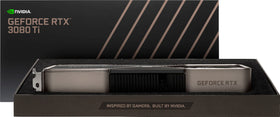 GeForce RTX 3080 Ti 12GB back view showing connectors and cooling layout.