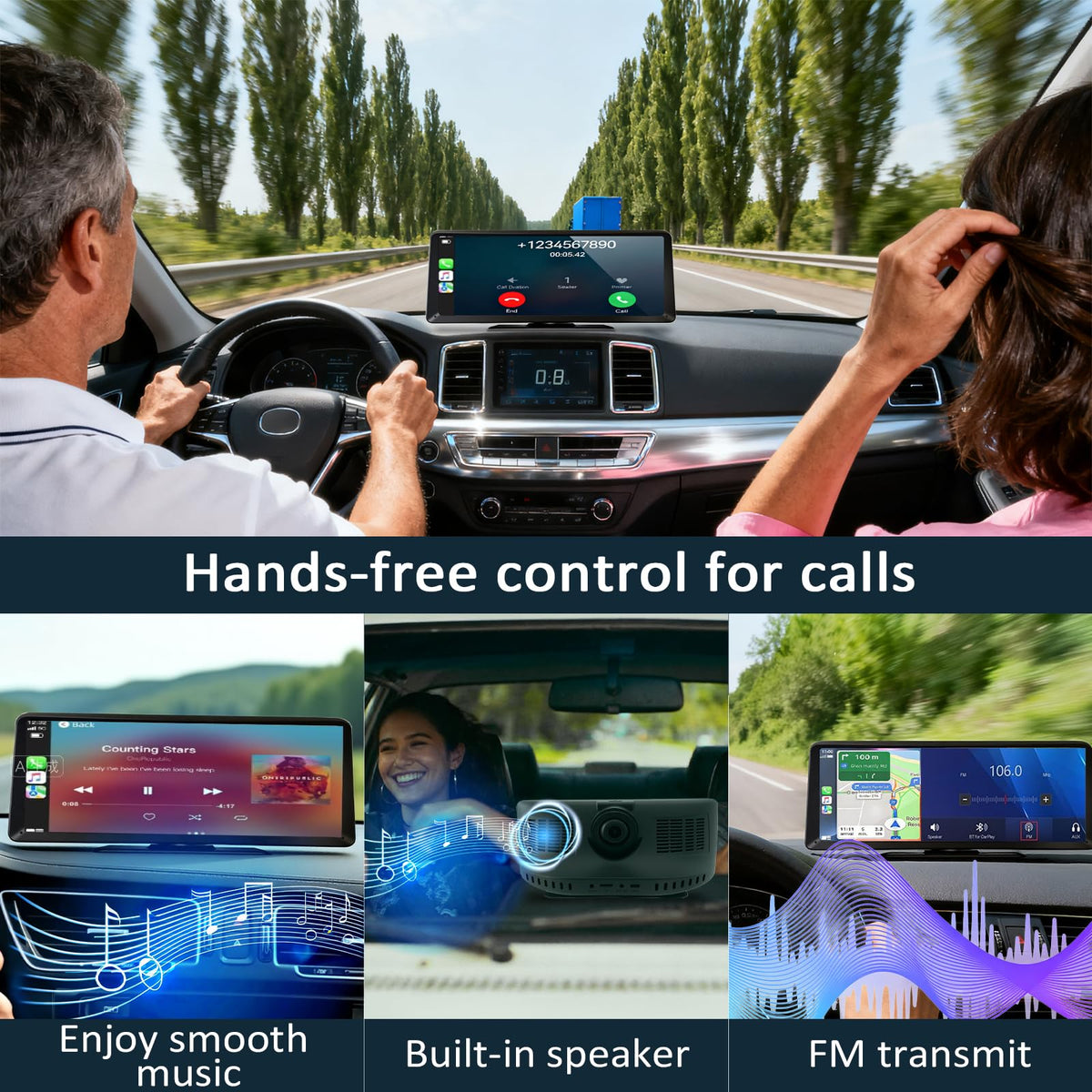 Gegaibe Bluetooth audio output maintains car sound quality