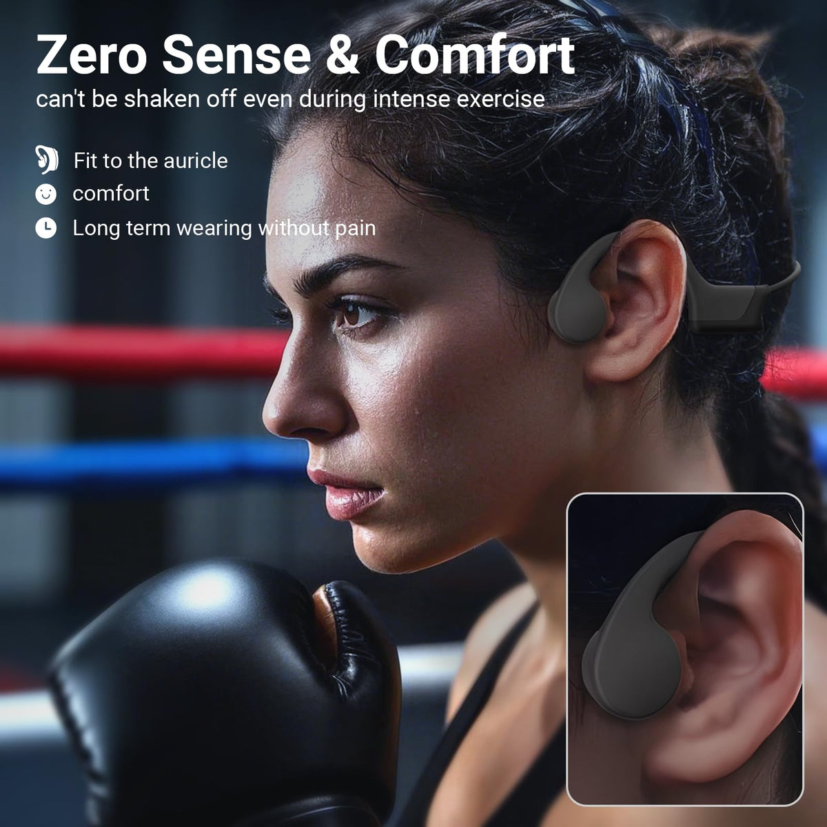 Gelecek IPX5 waterproof rating supports rain and sweat during intense training