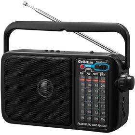 Gelielim AM FM radio with powerful antenna for reliable home listening.