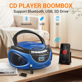 Gelielim boombox outdoors on picnic blanket showing portability and loud audio