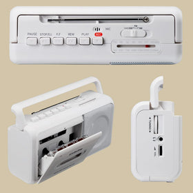 Gelielim size comparison with cassette showing compact travel-friendly scale
