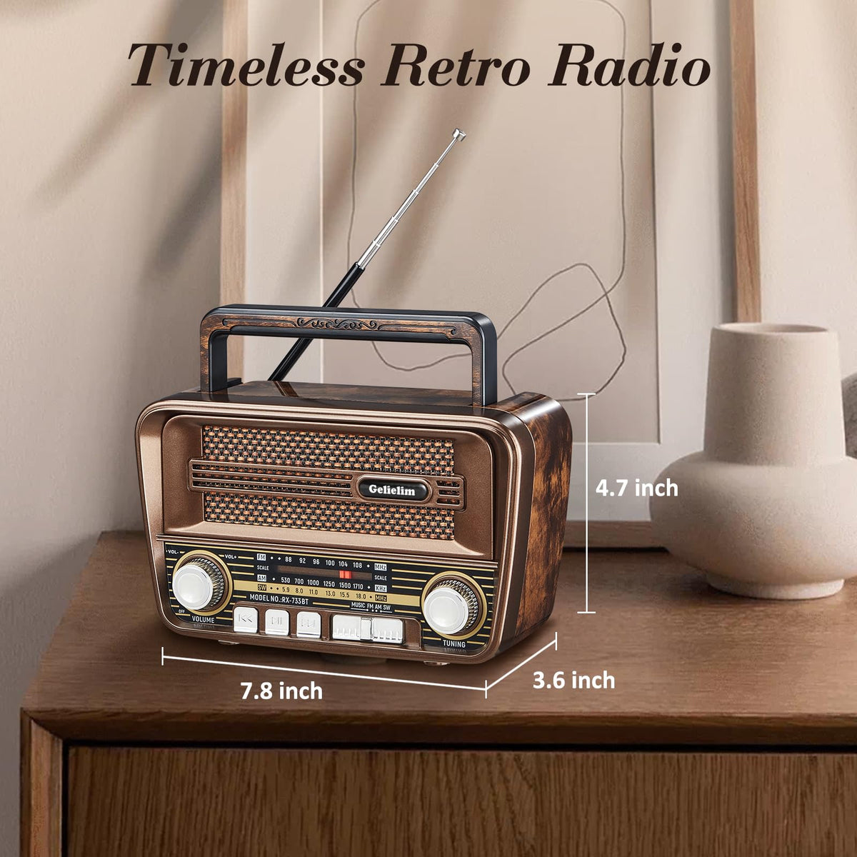 Gelielim vintage design detail showcases nostalgic charm with modern reliability