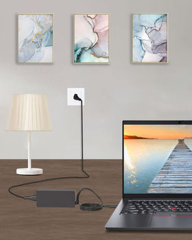 GELINTO 65W USB-C charger compact size ideal for travel and home office