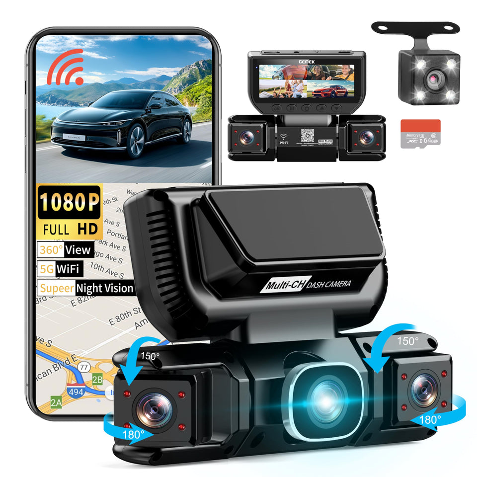 GEMEK front camera captures 2K footage for clear road detail
