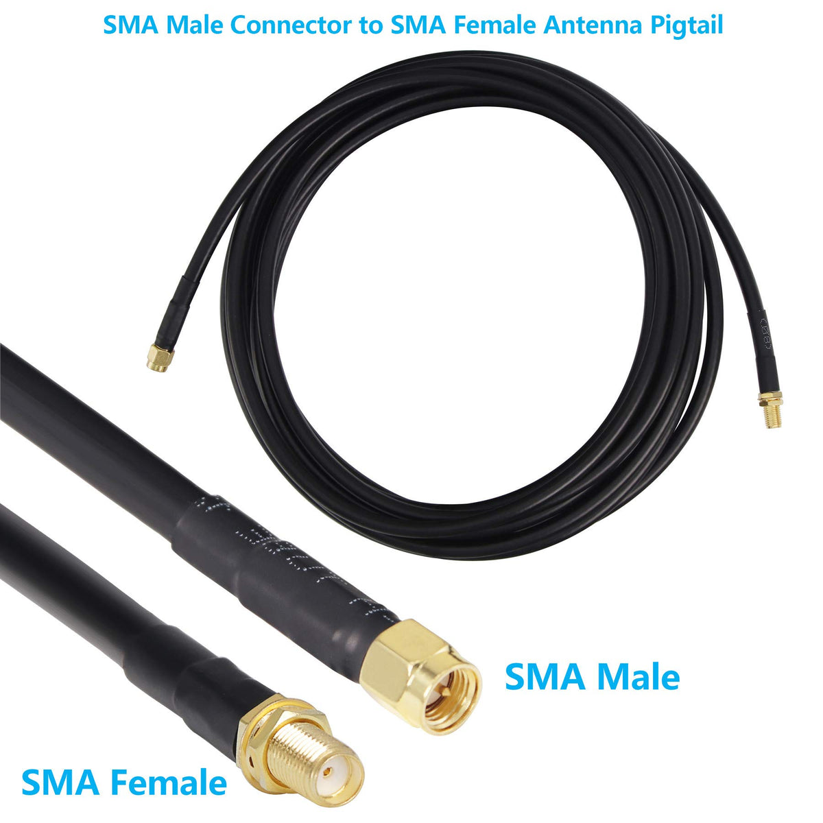 GEMEK 15ft label shows 50-ohm impedance for compatibility
