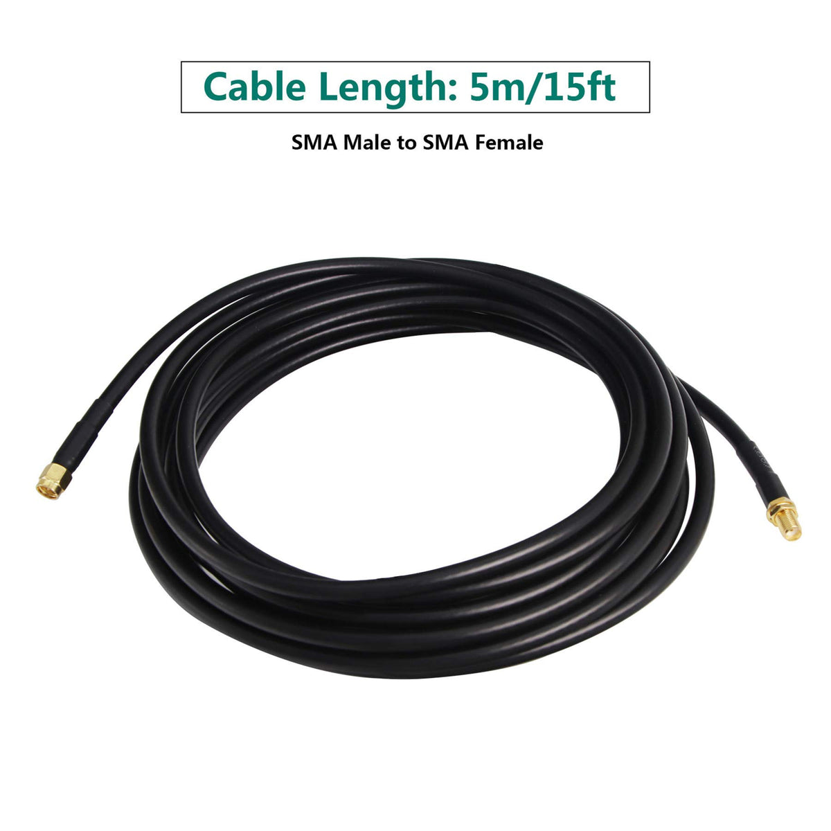GEMEK installation scenario with extension cable for antenna setup