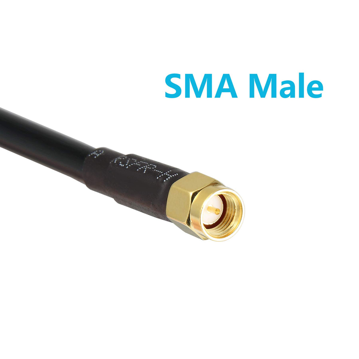 GEMEK SMA male to female ends show easy, snug adapter for routers